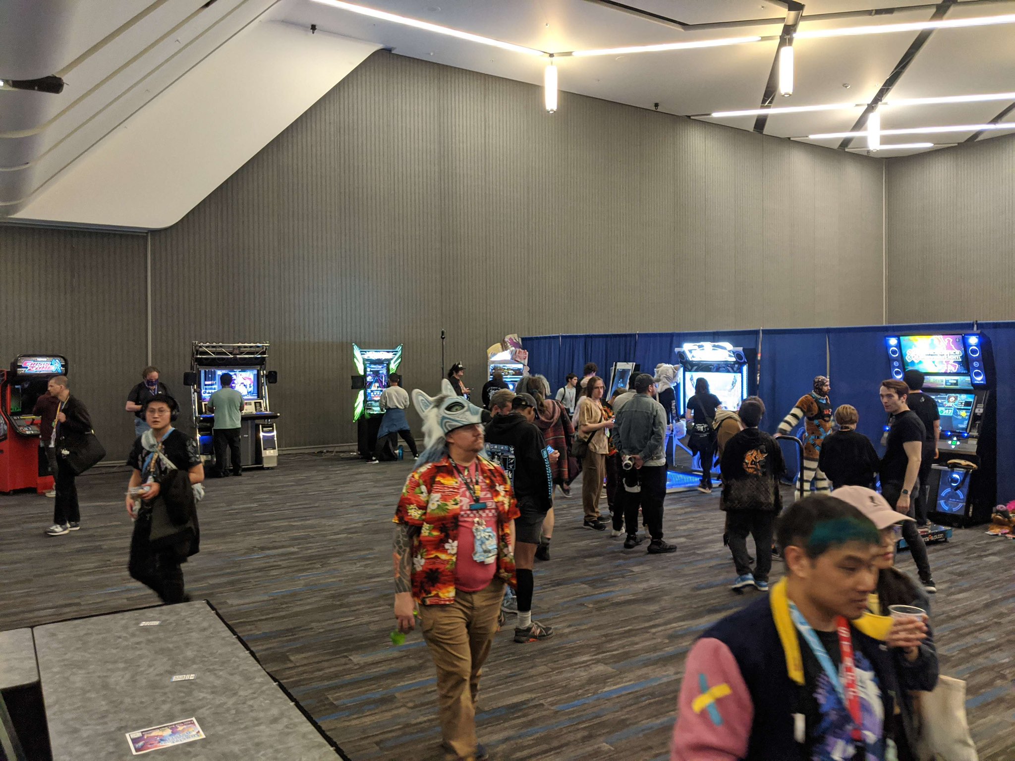 a picture showing the arcade space provided by gamesaru at further confusion 2026